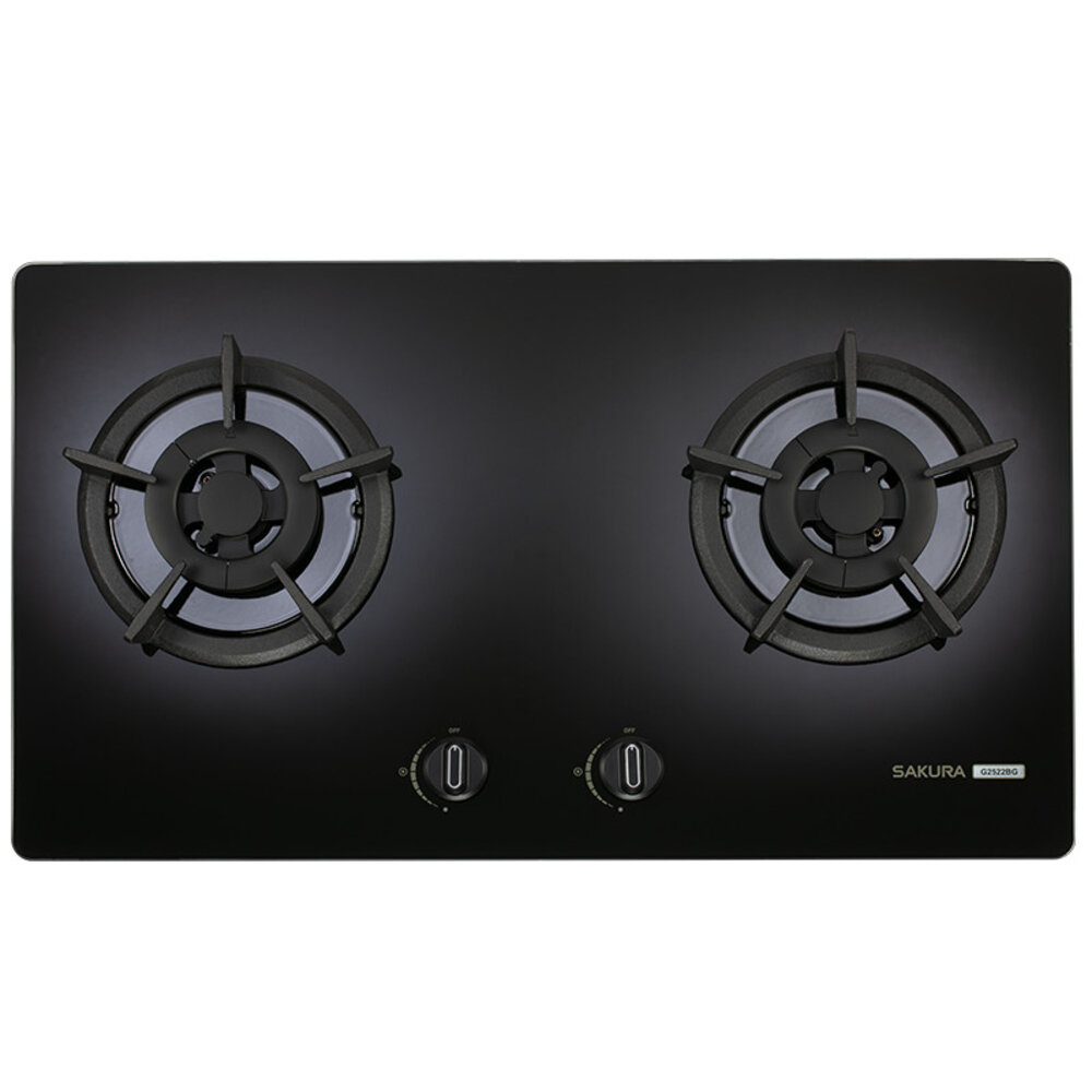 高雄 櫻花牌 G2522BG 二口小面板易清檯面爐 G2522 限定區域送基本安裝-圖片-1