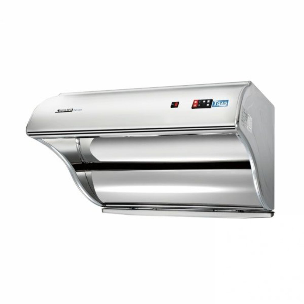 寶田 PR-1027E(70cm電熱除油) 深罩斜背不鏽鋼排油煙機 高速二級增壓馬達(直吸式) 【KW廚房世界】-圖片-1