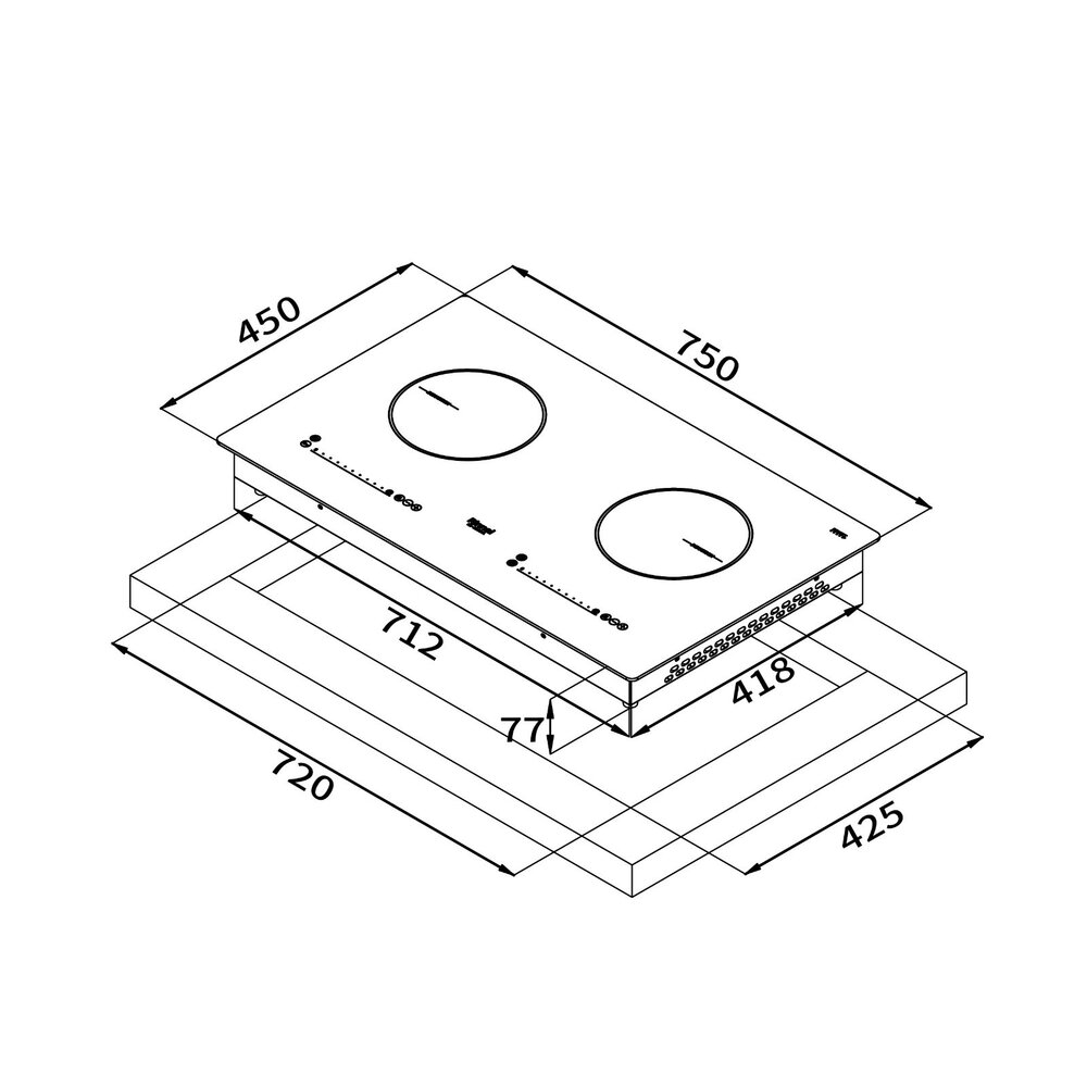 林內牌 RB-2231HA IH智慧感應雙口爐 感應爐 限定區域含基本安裝-圖片-4
