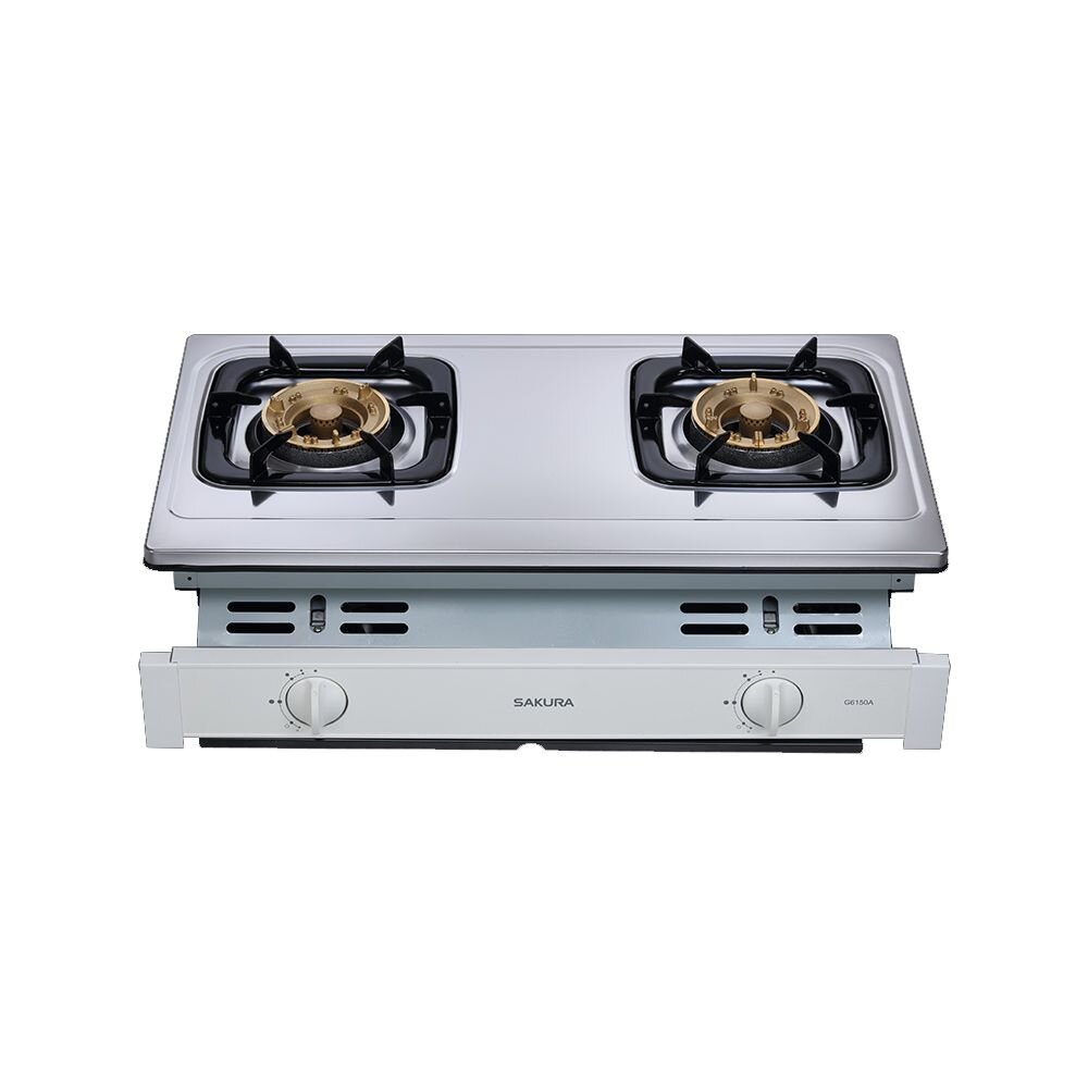 櫻花牌 G6150A 雙口嵌入爐 G6150 瓦斯爐 限定區域送基本安裝-圖片-1