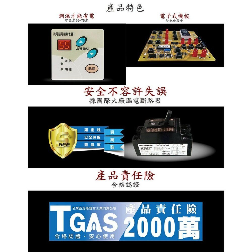 高雄 HMK 鴻茂 EH-1501TSQ 附線控 53L 橫掛式調溫型 電熱水器 EH-1501-圖片-6