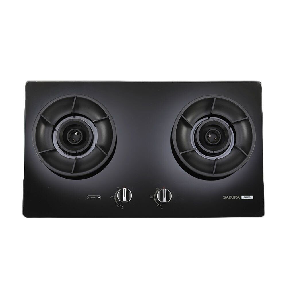 【免運費】 高雄 櫻花牌 G2923AG 智能雙炫火二口玻璃 檯面爐 2923 瓦斯爐 限定區域送基本安裝-圖片-1