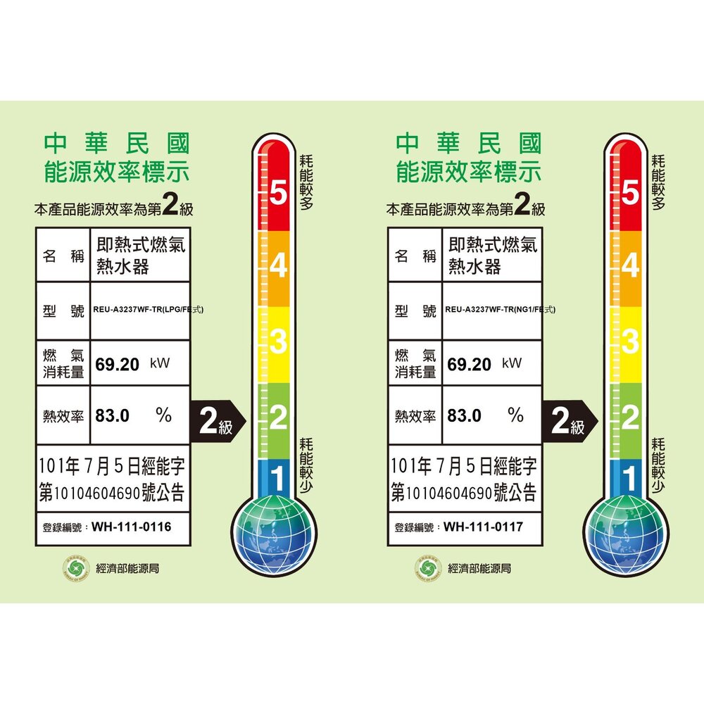 林內牌 日本進口 屋內型 32L 強制排氣熱水器 數位恆溫 REU-A3237WF-TR 限定區域含基本安裝-圖片-3