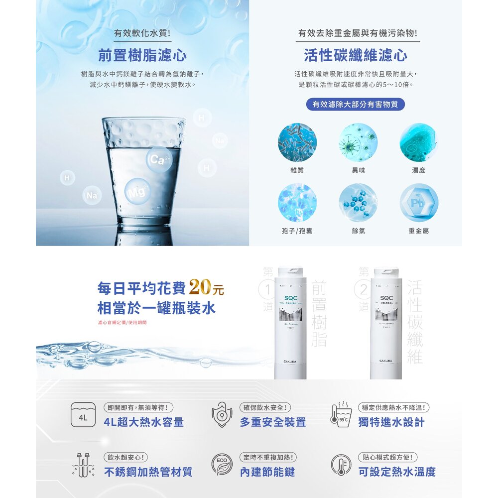 高雄 櫻花牌 P0585 廚下雙溫淨熱飲 加熱器 限定區域送基本安裝-圖片-4