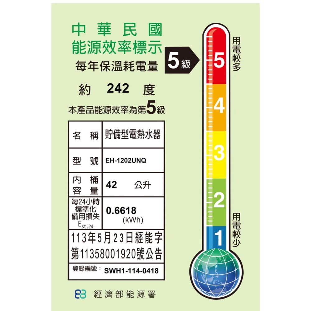 高雄 HMK鴻茂 EH-1202UNQ 電能熱水器  聯網UN型 橫掛  限定區域送基本安裝-圖片-2