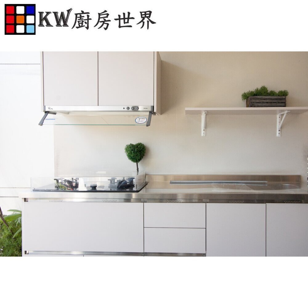 250424164814-高雄系統廚具 200cm系統廚具 一字型廚具 小宅用 出租 櫥櫃 客製化廚具 【KW廚房世界】