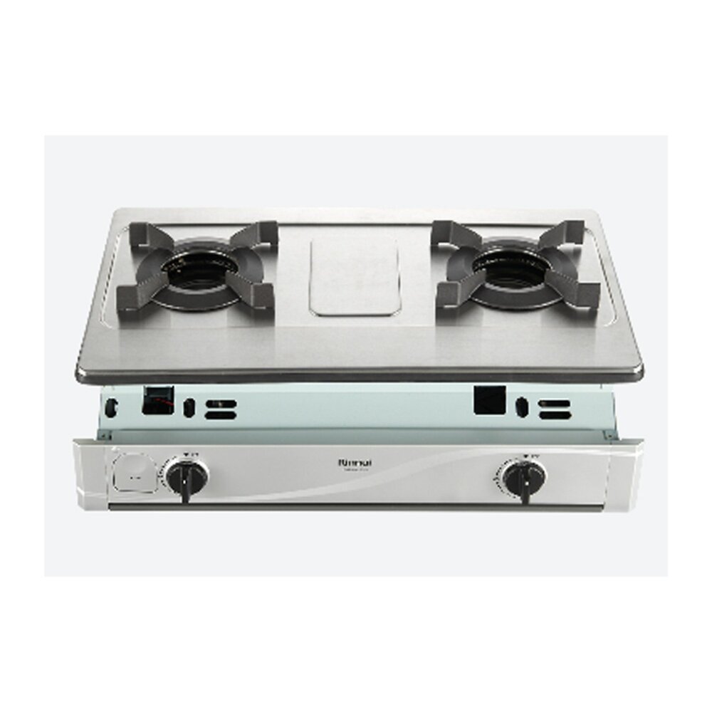 林內牌 RBTS-N2601S 嵌入式內焰不鏽鋼雙口爐 2601 限定區域送基本安裝【KW廚房世界】-圖片-1