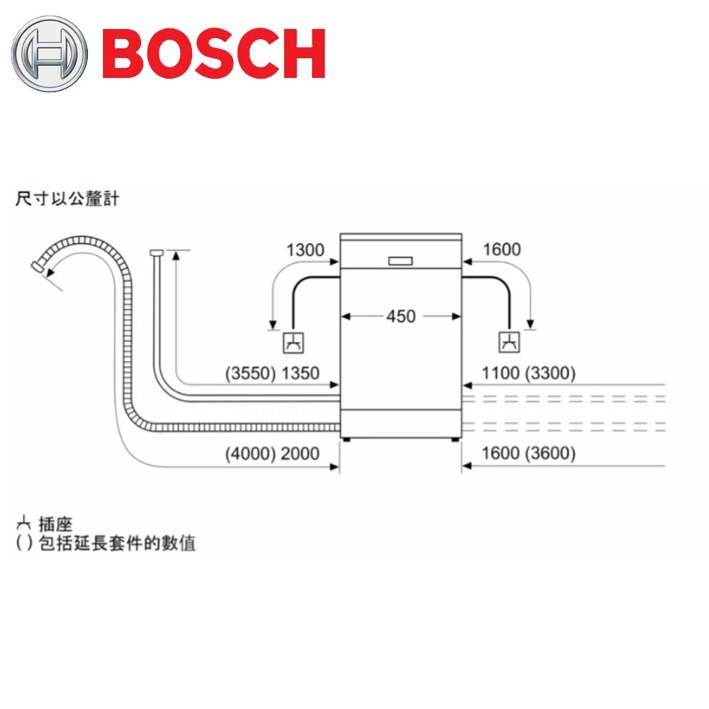 BOSCH 博世 SPS2IKI06X 2系列 獨立式洗碗機 45 cm 不鏽鋼色 110v-圖片-2
