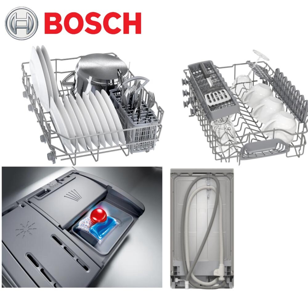 BOSCH 博世 SPS2IKI06X 2系列 獨立式洗碗機 45 cm 不鏽鋼色 110v-圖片-4