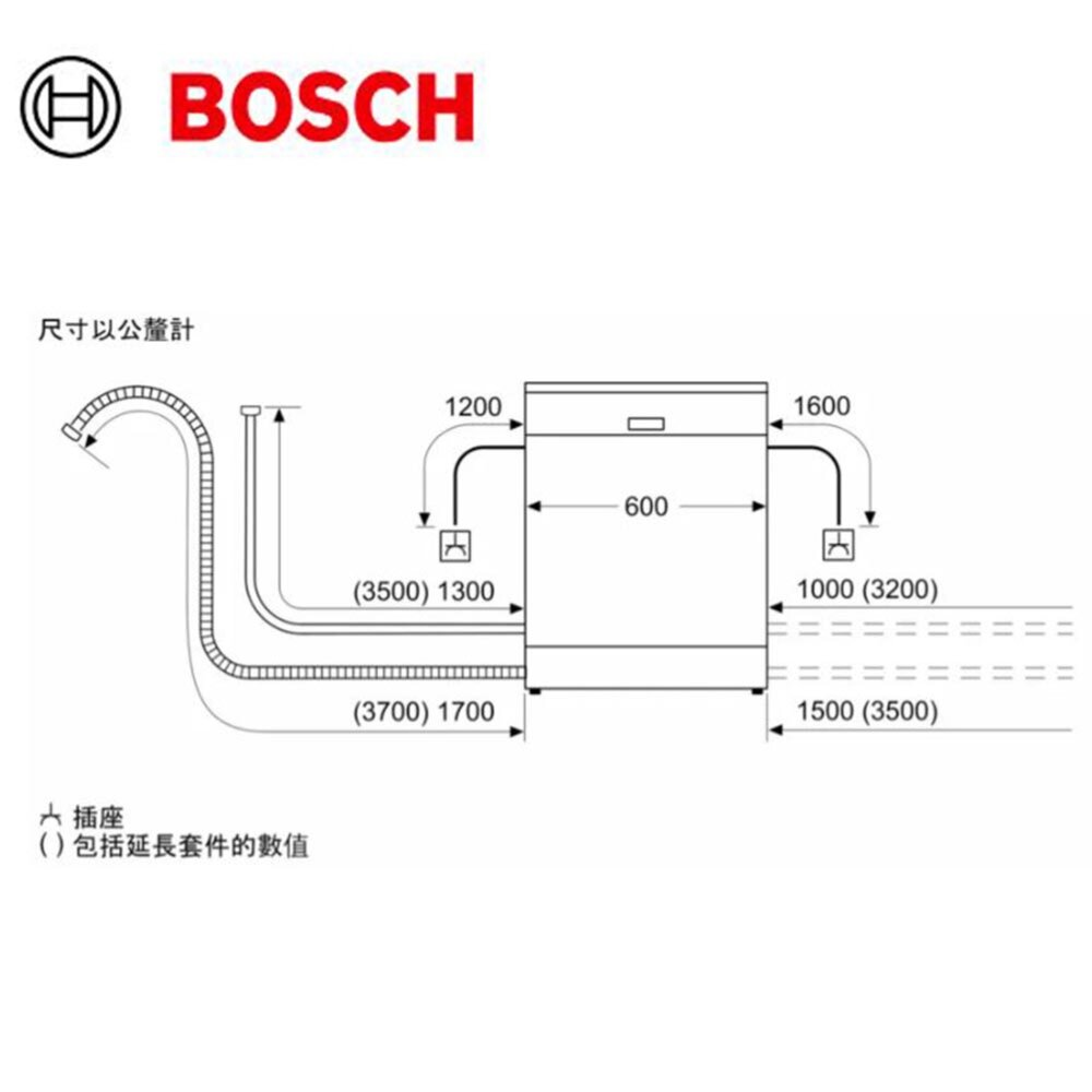 BOSCH 博世 SMS2ITI06X 2系列 獨立式洗碗機 60 cm 不鏽鋼色110v-圖片-3
