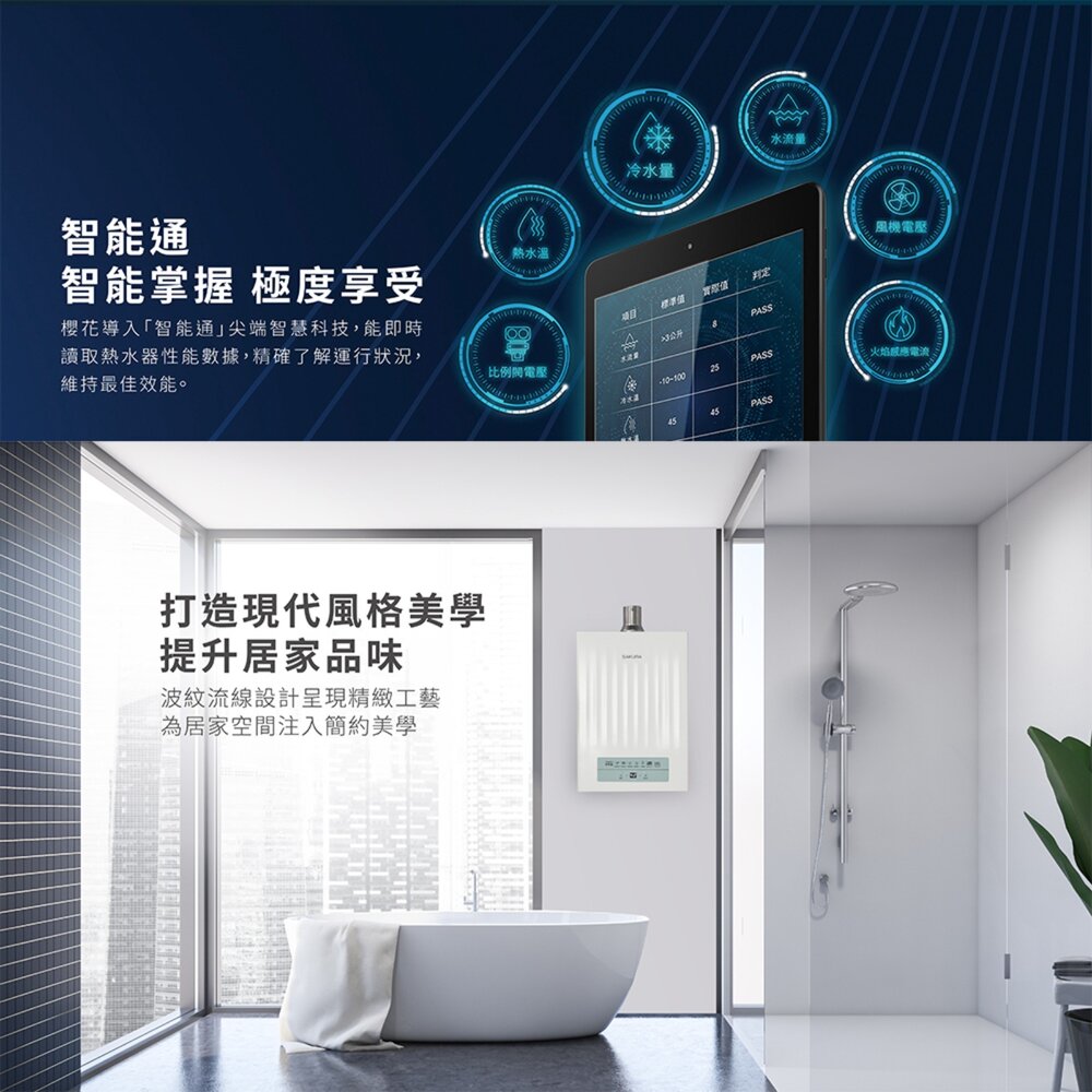 【免運費】 櫻花牌 DH1633H 16L 四季溫 智能恆溫 熱水器 1633 限定區域送基本安裝-圖片-9