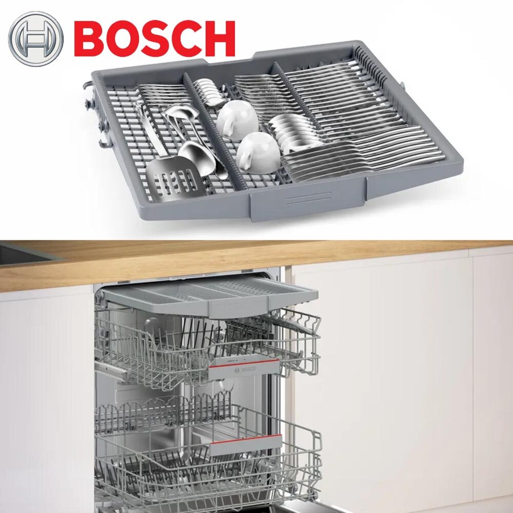 BOSCH 博世 SMH4ECX28E 4系列 全嵌式洗碗機 60 cm 滑動鉸鍊 220V-圖片-4
