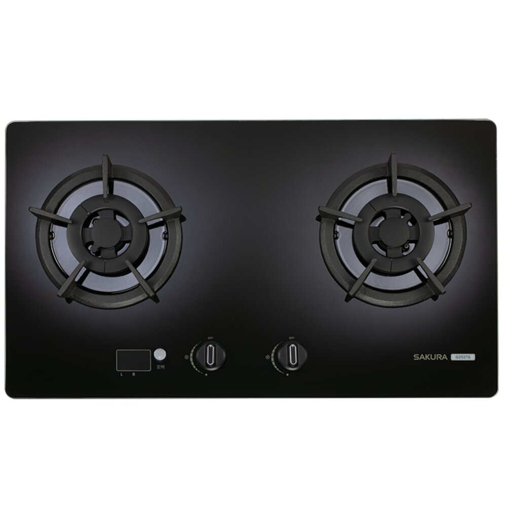 高雄 櫻花牌 G2527G 二口小面板 智控易清檯面爐 2527 限定區域送基本安裝-圖片-1