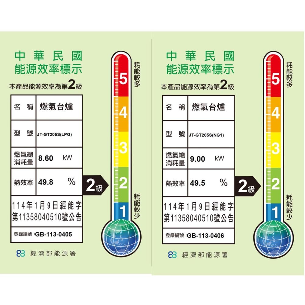 高雄 喜特麗 JT-GT205S 雙口檯爐 瓦斯爐 限定區域送基本安裝 【KW廚房世界】-圖片-3