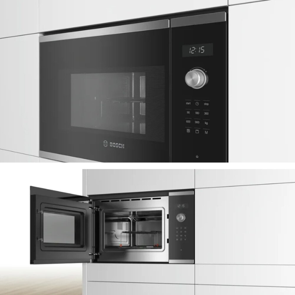 高雄 BOSCH 博世 BEL554MS0U 6系列 嵌入式微波燒烤爐 59 x 38cm 不銹鋼-圖片-2