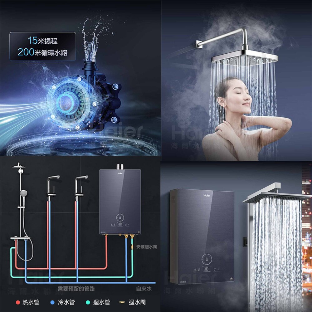 Haier 海爾 SA2-20L Salto Angel 渦輪瀑布抑菌熱水器 限定區域含基本安裝 贈溫控器-圖片-5