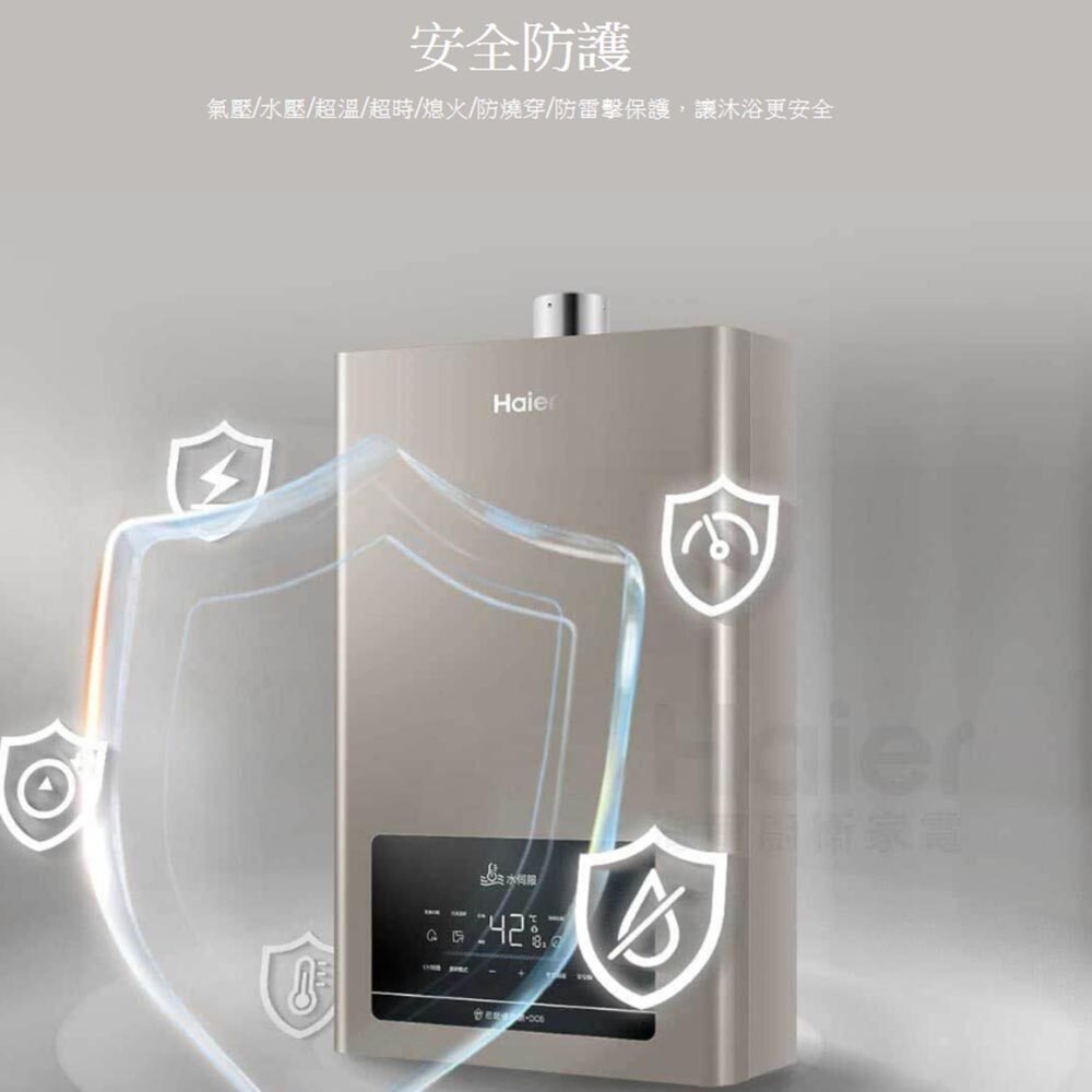 Haier 海爾 JSQ31-16DC6 L 16L水伺服 DC6 UV殺菌恆溫熱水器 五段火排-圖片-7