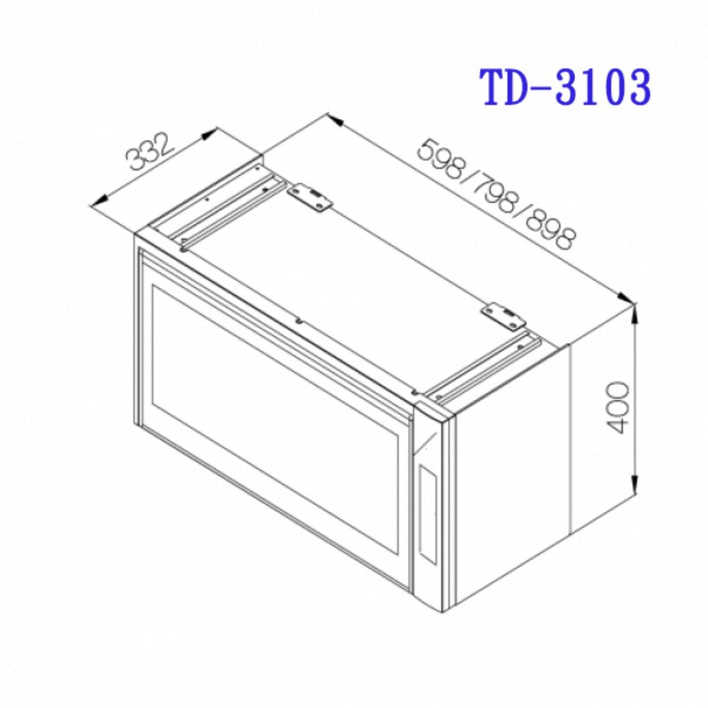 莊頭北 TD-3103 90公分 懸掛式烘碗機 臭氧殺菌 限定區域送基本安裝-圖片-2