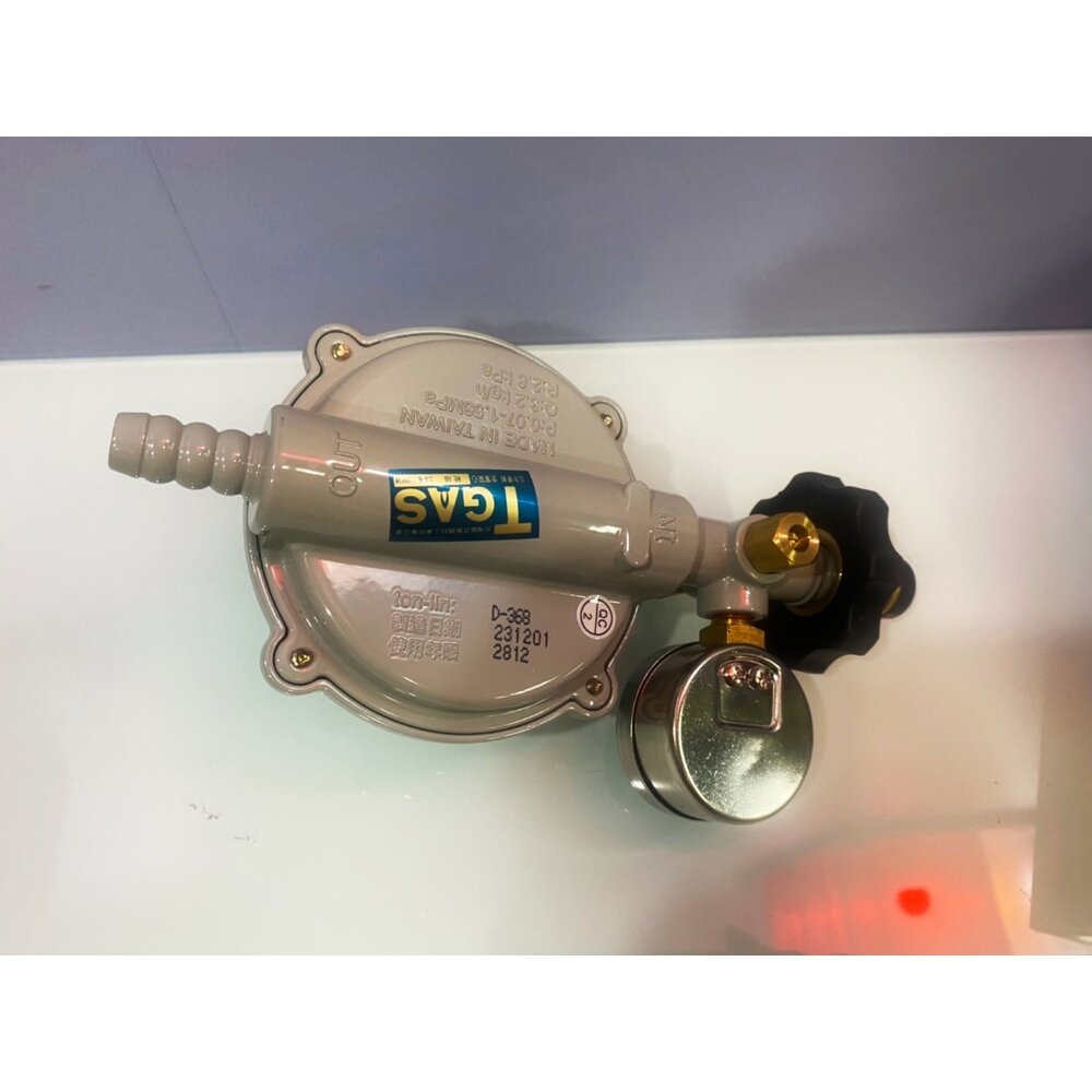統領 D-368 R280 Q3.2 瓦斯調整器 超流遮斷EFV 附錶型 特殊流量 火力快又省-圖片-3