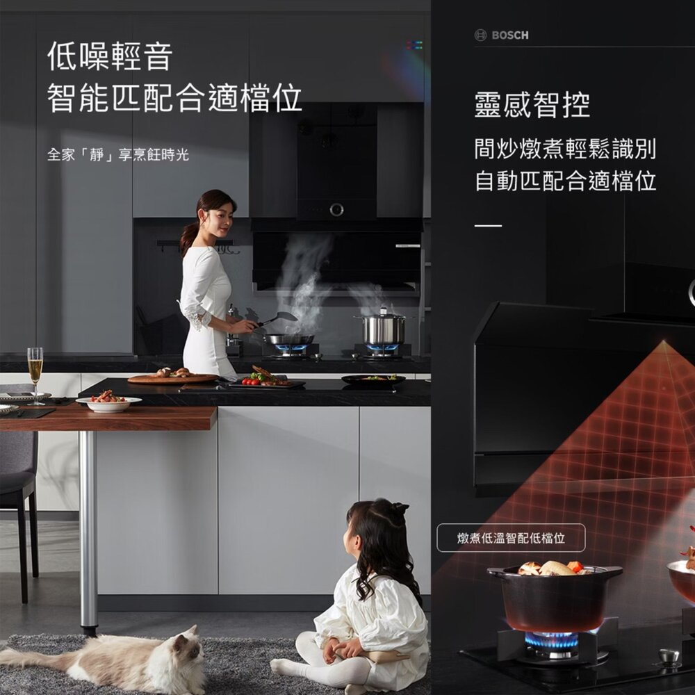 高雄 BOSCH 排油煙機 DXB72P97AW 紅外線智慧雙吸 (90cm)-圖片-10