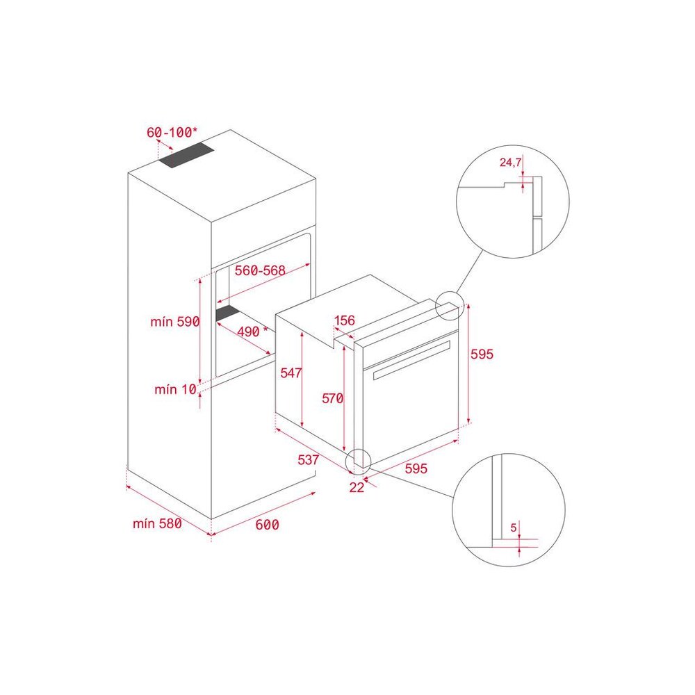 TEKA HBB 635 60cm 水自清烤箱 烤箱【KW廚房世界】-圖片-4