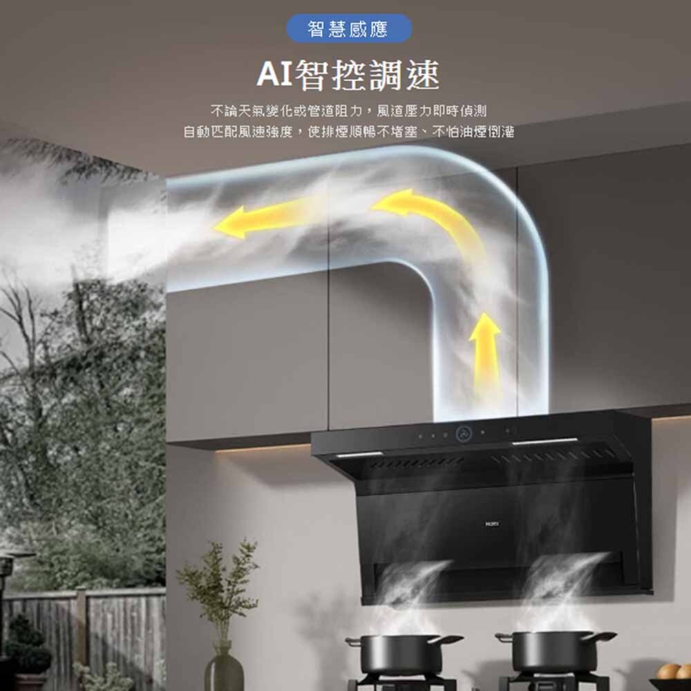 Haier 海爾 HR-RHB-CT5 頂側雙吸AI智淨排油煙機 限定區域含基本安裝-圖片-5