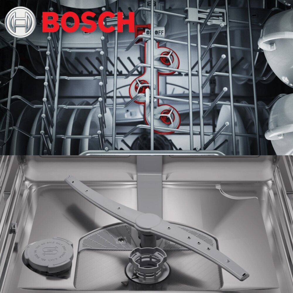 BOSCH SMI6ECS00X AirDry+自動開門 6系列 半嵌式洗碗機 60 cm 不銹鋼 110v-圖片-5