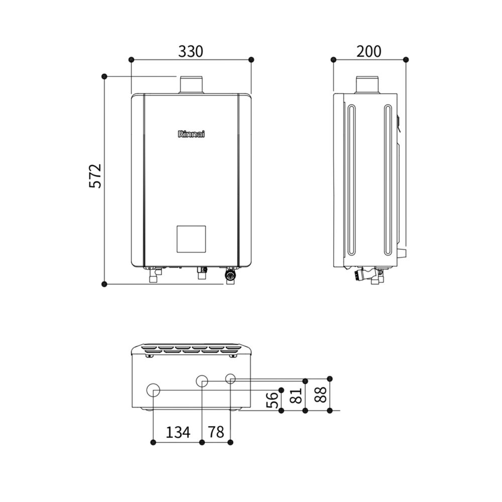 林內牌 RUA-UD1650WF 屋內型 16L 強制排氣熱水器 內建增壓泵 限定區域送基本安裝-圖片-4