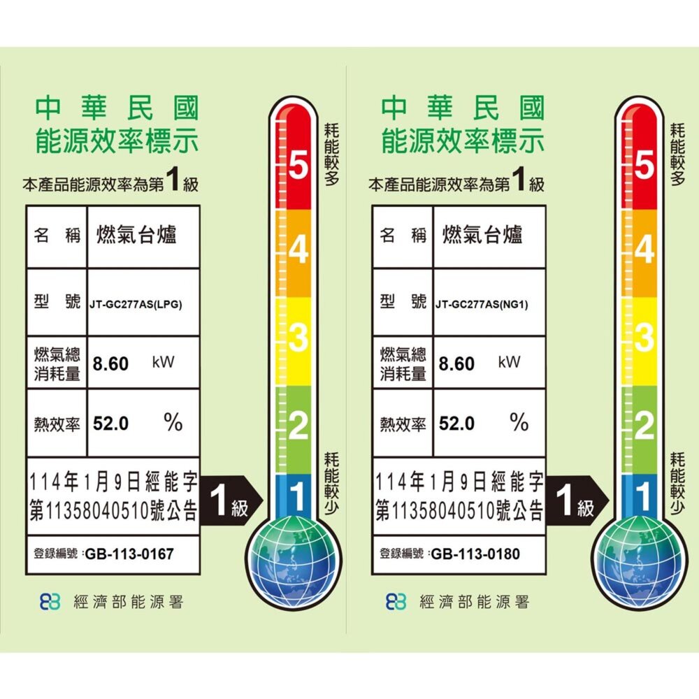 高雄 喜特麗 JT-GC277AS 晶焱玻璃檯面爐 瓦斯爐 限定區域送基本安裝-圖片-2