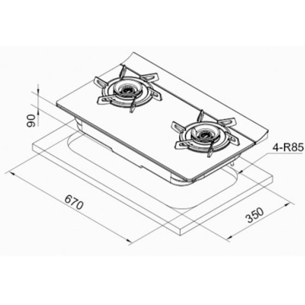 高雄 莊頭北 TG-8605G 一級旋烽玻璃檯面爐 瓦斯爐 限定區域含基本安裝-圖片-3