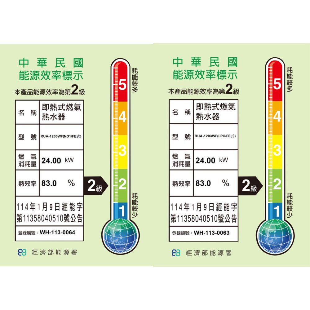 林內牌 RUA-1203WF 屋內型 12L 強制排氣 熱水器 分段火排 16段水溫 限定區域送基本安裝-圖片-2