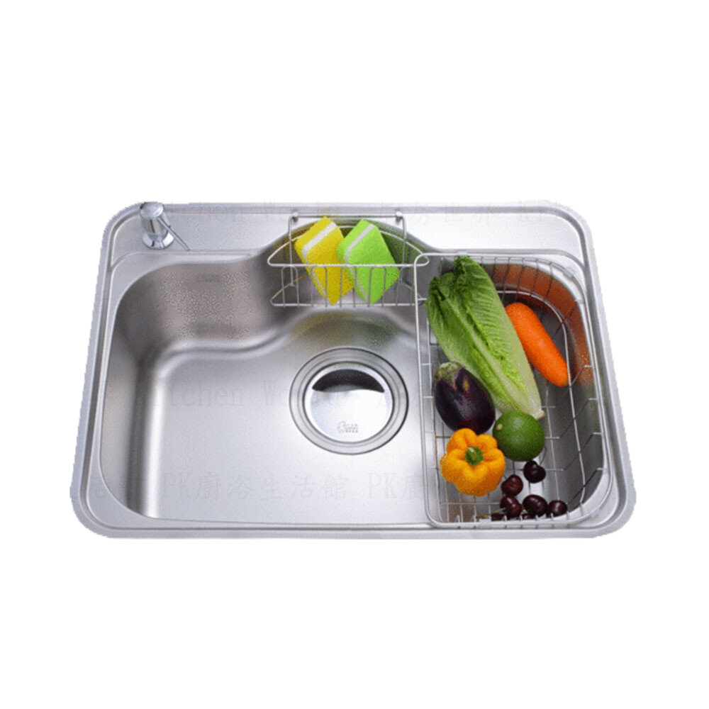 高雄 大吉熊 KL-601 不鏽鋼 水槽 愛琴海-珍珠壓花【KW廚房世界】-圖片-1