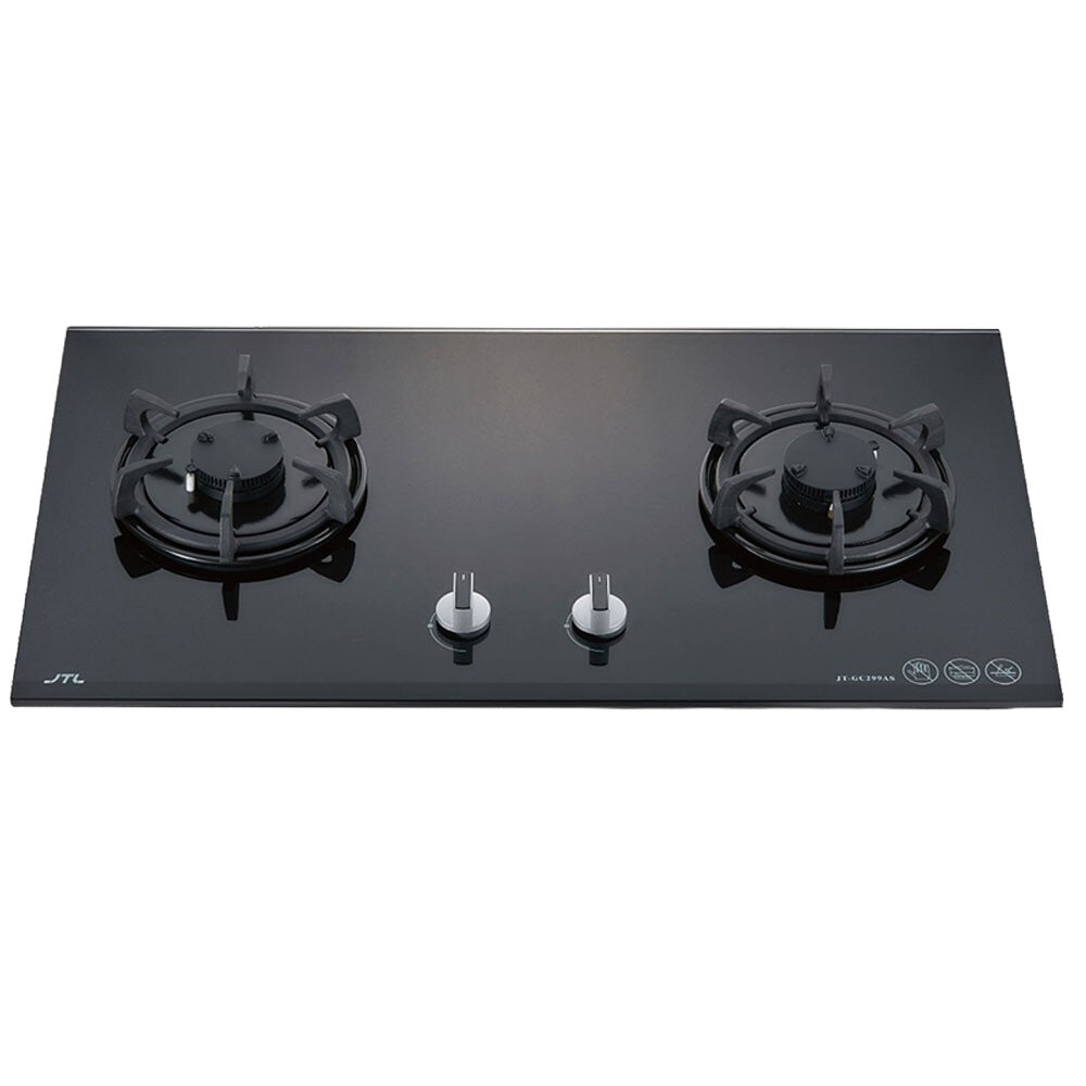 高雄喜特麗 JT-GC209AL/ALW 雙口玻璃/白色玻璃檯面爐 JT-209 瓦斯爐 限定區域送基本安裝-圖片-1