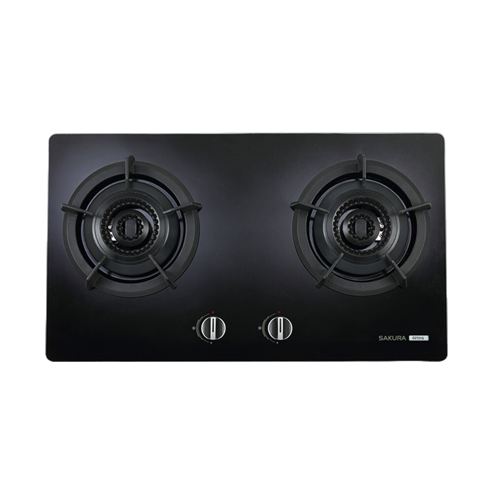 【免運費】 高雄 櫻花牌 G2721G 雙內焰二口檯面爐 瓦斯爐 黑玻面板 G2721 限定區域送基本安裝-圖片-1