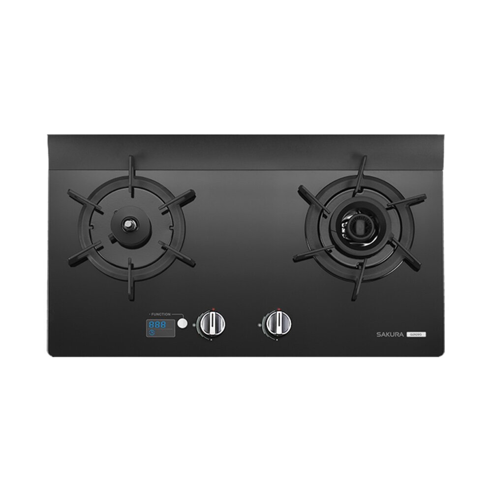 【免運費】 高雄 櫻花牌 G2926G 智能雙炫火 二口玻璃 檯面爐 限定區域送基本安裝-圖片-1