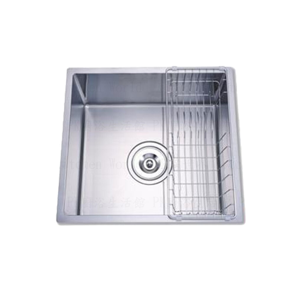 高雄 大吉熊 KL-9449 不鏽鋼 水槽 中提-髮絲紋 可刷卡【KW廚房世界】-圖片-1