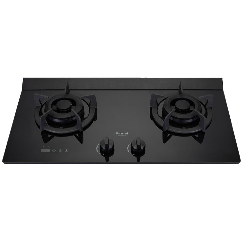 林內牌 瓦斯爐 RB-M2620G 極炎二口爐(小本體)(雙口定時)(藍光旋鈕) 限定區域送基本安裝【KW廚房世界】-圖片-1