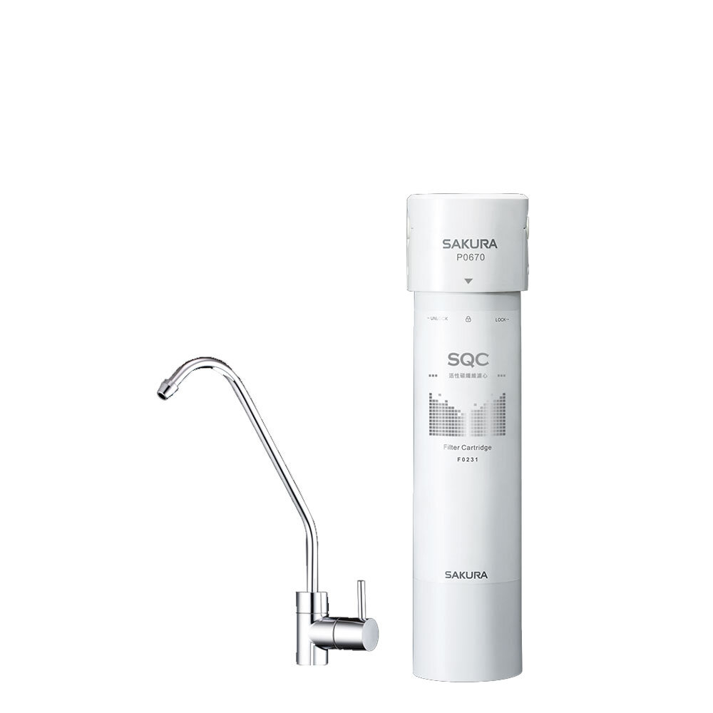 【免運費】 高雄 櫻花牌 P0670 快捷高效 淨水器 (單管過濾型) 限定區域送基本安裝-圖片-1