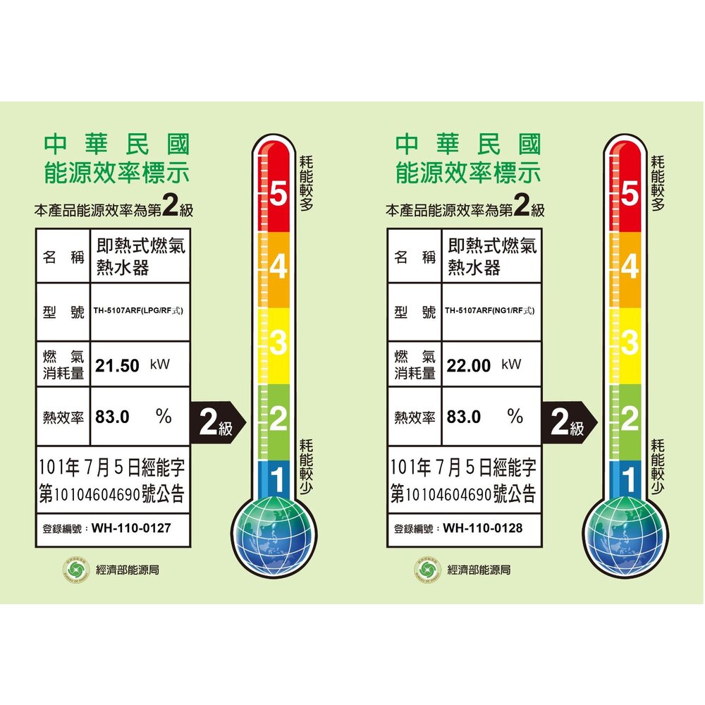 高雄 莊頭北 TH-5107ARF 10L 加強抗風型安全熱水器(另有12L) ☆TH-5107 限定區域送基本安裝-圖片-2