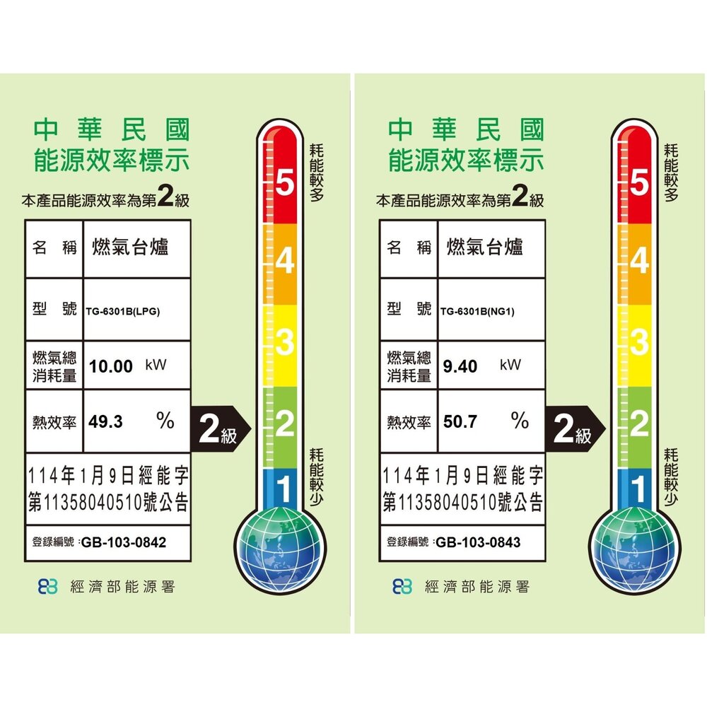 高雄 莊頭北 TG-6301B 純銅 安全 台爐 瓦斯爐 ☆ 限定區域送基本安裝-圖片-2