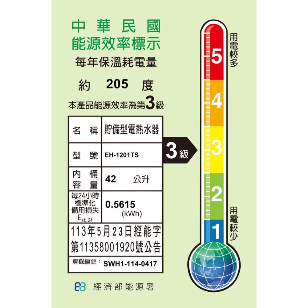 高雄 HMK鴻茂 EH-6001TS 235L 調溫線控型 電熱水器 EH-6001-圖片-2