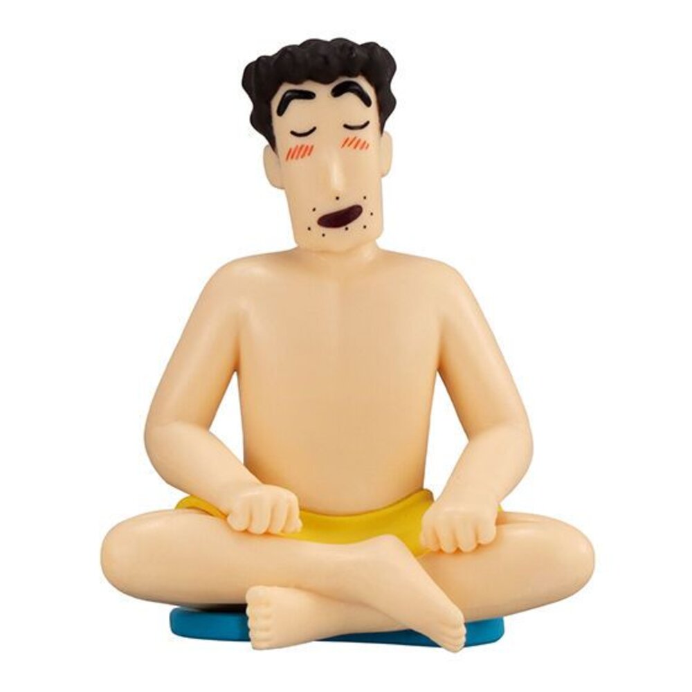 🔥現貨🔥蠟筆小新三溫暖公仔 萬代 扭蛋 轉蛋 動感超人 園長 廣智 小新 阿呆 洗澡 桑拿 蒸氣室 烤箱-圖片-5