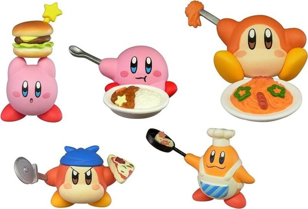 🔥現貨🔥星之卡比圓圓公仔 飽食篇 TAKARATOMY 扭蛋 轉蛋 廚房 廚師 瓦豆魯迪-圖片-1
