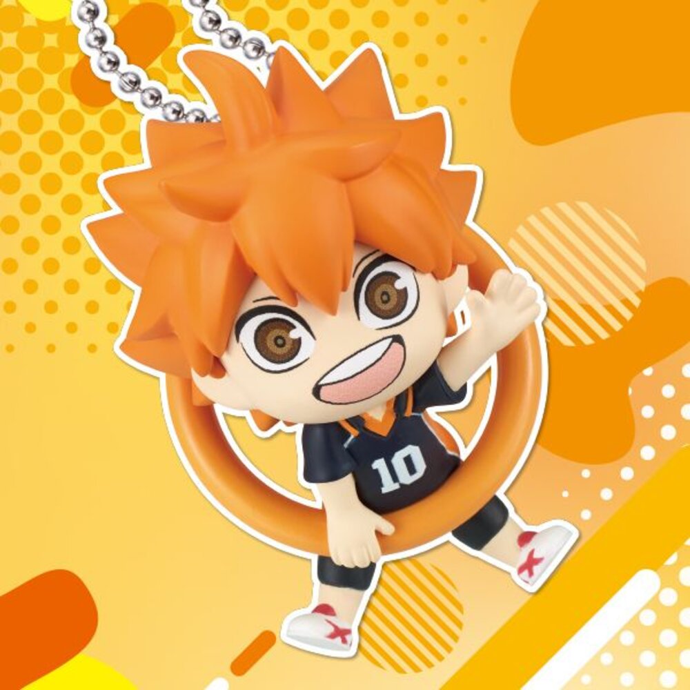 🔥現貨🔥排球少年套圈圈吊飾 TAKARATOMY 扭蛋 轉蛋 公仔 日向翔陽 影山飛雄 劇場版 打招呼 午安 你好-圖片-1