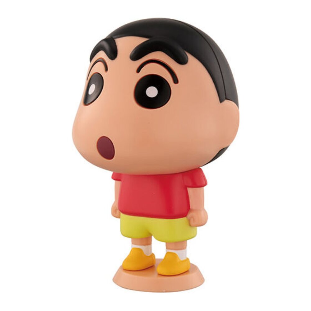 🔥現貨🔥蠟筆小新大頭環保扭蛋 萬代 扭蛋 轉蛋 小新 小白 肥嘟嘟左衛門 黃金小新 大 90mm-圖片-1