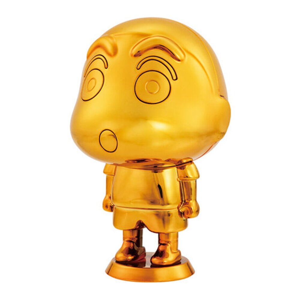 🔥現貨🔥蠟筆小新大頭環保扭蛋 萬代 扭蛋 轉蛋 小新 小白 肥嘟嘟左衛門 黃金小新 大 90mm-圖片-4