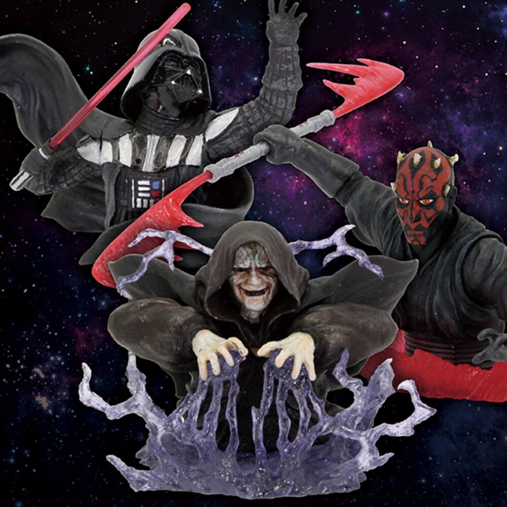 🔥現貨🔥星際大戰反派半身像 TTA 扭蛋 轉蛋 黑武士 達斯魔 達斯 維達 西斯大帝 胸像 STAR WARS-圖片-1