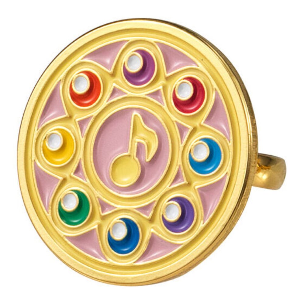 🔥現貨🔥小魔女DOREMI波龍金屬戒指 萬代 扭蛋 轉蛋 戒指 變身器 波隆-圖片-3