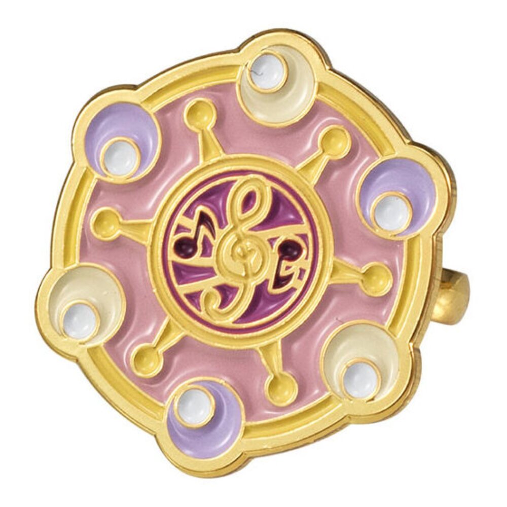 🔥現貨🔥小魔女DOREMI波龍金屬戒指 萬代 扭蛋 轉蛋 戒指 變身器 波隆-圖片-4