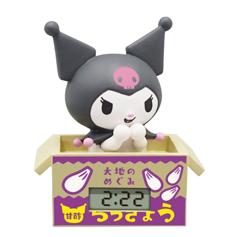 🔥現貨🔥三麗鷗角色紙箱時鐘 KITAN 扭蛋 轉蛋 KITTY 凱蒂貓 酷洛米 美樂蒂 帕洽狗 大耳狗三麗鷗 時鐘-圖片-2
